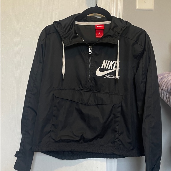 Nike Jackets & Blazers - Nike Black Hooded Windbreaker